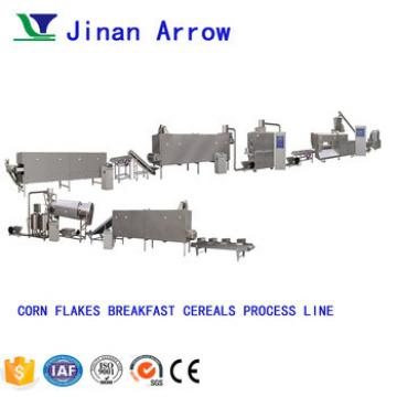 Frosted Corn Flakes Processing Line Breakfast Cereal Making Machinery