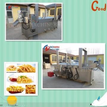 Semi-automatic Precooked French Fries Production Line Potato Chips Making Machines