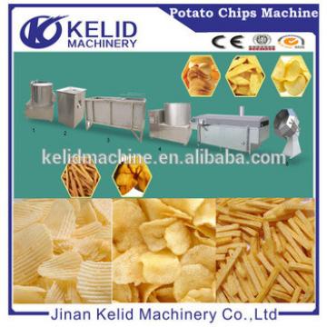 Popular small scale fried potato chips making machine