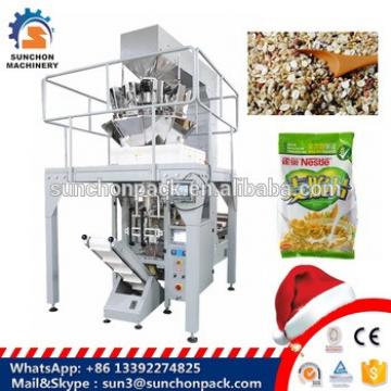 Full Automatic Breakfast Cereal Packing Machine With Multi Head Weigher