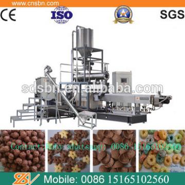 (SBN) Grain breakfast baby rice cereal bulking and making extrusion machine manufacturing equipment plant