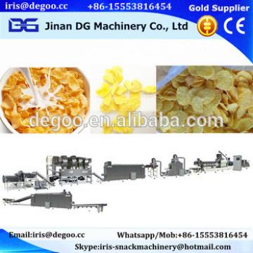 Toasted Extrusion Breakfast Cereals Corn Flake Making Machine
