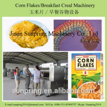 crunchy sugar glaze corn flakes making machine