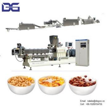 Corn flakes cereal snack bar making machine