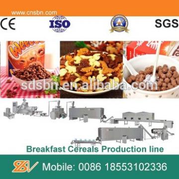low consumption Kellogg&#39;s corn flakes breakfast cereals processing plant machine