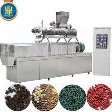 Jinan Shandong animal pet snack extruder production line floating fish feed food pellets machine machinery price