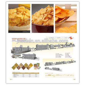 Corn flakes breakfast cereals processing line with CE ISO from saixin