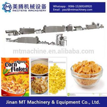 Automatic Extrusion Breakfast Cereal Snack Food Processing Machine