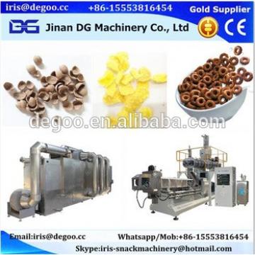 DG high capacity breakfast cereal food machine/corn flakes cereal extruder/breakfast corn