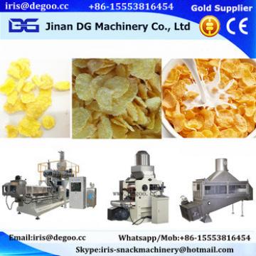 Automatic corn grits flip flakes snack food production line from Jinan DG machinery