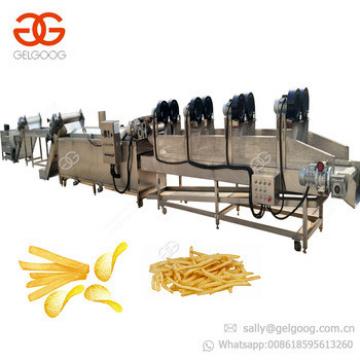 GELGOOG Machinery Manufacturing Finger Potato Chips Production Line Processing Plant Potato French Fries Making Machine