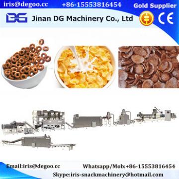 Extrusion Roasted corn flakes machine / corn flakes production line breakfast cereal machinery manufacturer