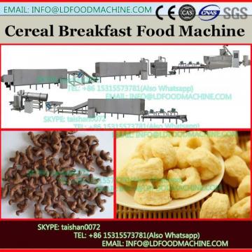 Automatic Kelloggs continuous 300kg/h grain breakfast cereal corn flakes making snack machine China supplier