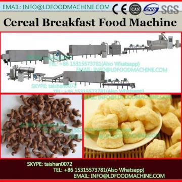 Shandong Light Automatic small breakfast cereal production line puff snack food making extruder corn flakes machinery