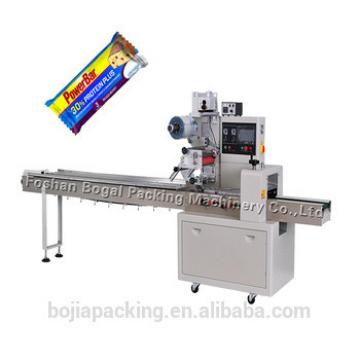 Flow Automatic Candy Granola Energy Chocolate Bar Packaging Machine