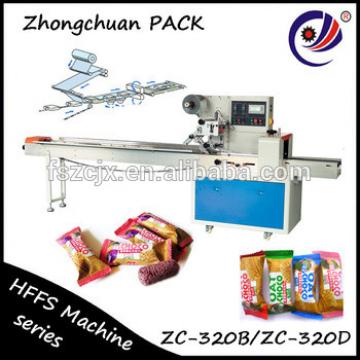 granola bar horizontal packaging machine with touch screen human interface