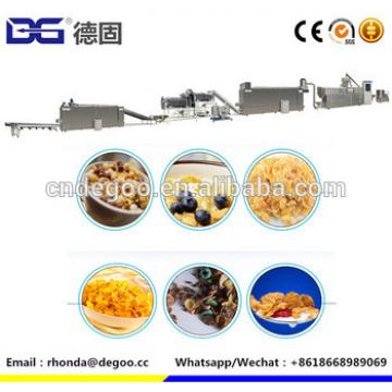 150-300kg/h corn flakes breakfast cereal snack machine puff snack food extruder
