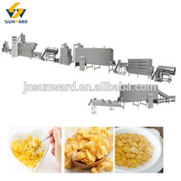 Nutritional breakfast cereal corn flakes machine
