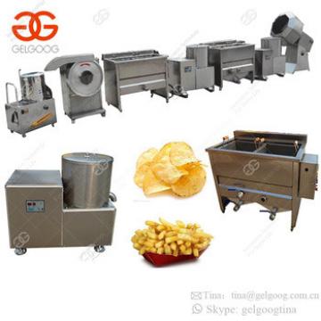 Hot Sale Automatic Potato Chips Making Machine Frozen French Fries Processing Plant Price