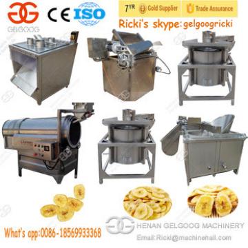 Durable Cutter Type Banana Slicer and Fryer Process Production Line Potato Plantain Chips Making Machine