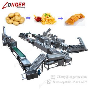 New Condition Frozen French Fries Production Line Automatic Potato Chips Making Machine Price