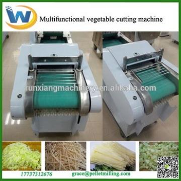 Commercial vegetable cutting machine for making vegetable dices slices