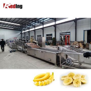 High Quality Crispy Pisang Goreng Machines Indonesian Banana Fritters Recipe Chips Making Machine with low price