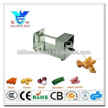 New Arrival Commercial Manual Stainless Steel Tornado Potato Chip Machine,Twisted Potato Slicer