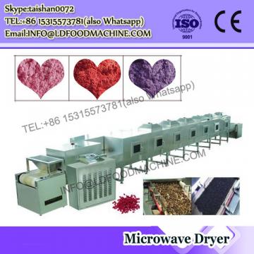 Belt microwave vacuum powder continuous dryer for calcium carbonate partical