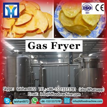 1-tank 2-basket gas fryer (floor type)