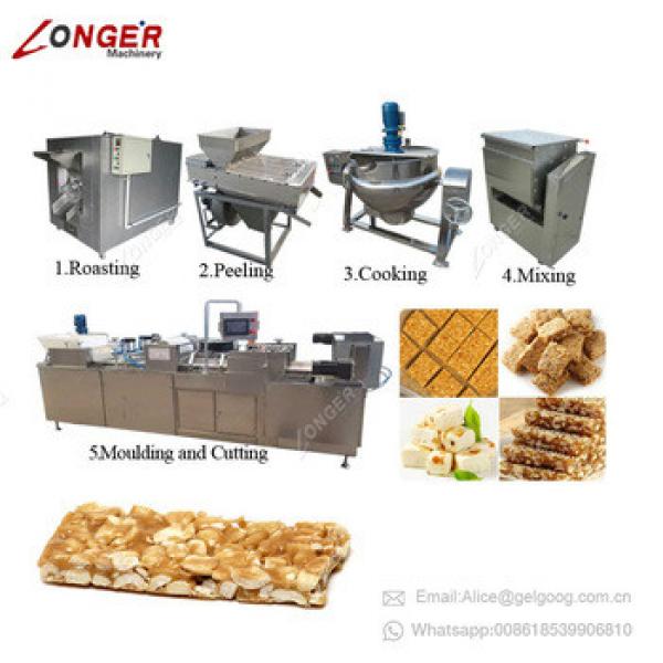 Commercial Automatic Peanut Candy Snack Cereal Protein Bar Production Line Granola Bar Making Machine