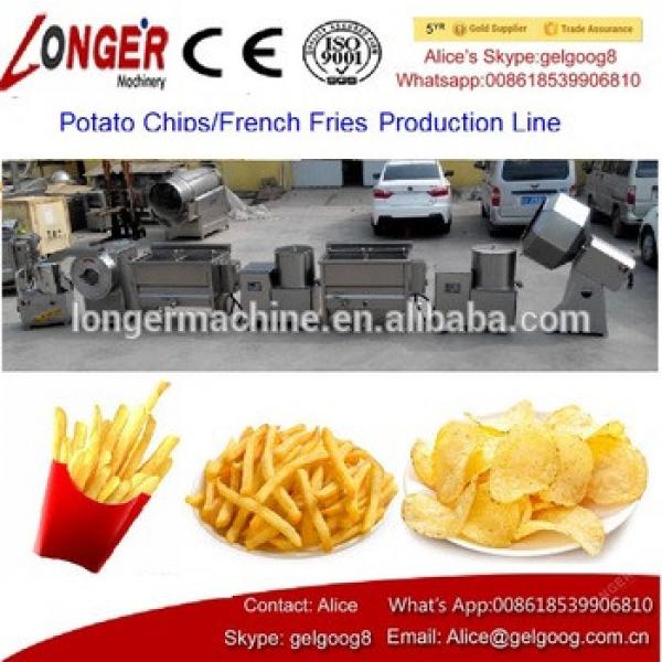 2017 Hot Selling Potato Chips Production Line French Fries Making Machine