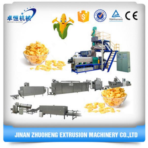 Extruded Corn Flakes Breakfast Cereals Production Equipment