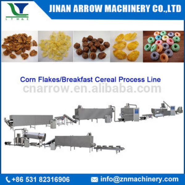 Best quality breakfast cereals corn flakes production machine