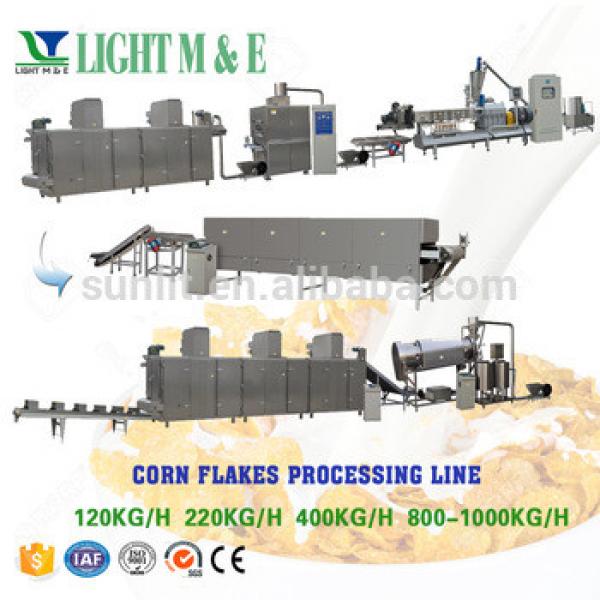 Small scale corn flakes breakfast cereal production line