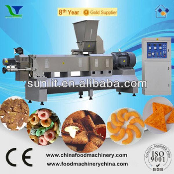 Automatic Roasted Jam Center Puffed Extruded Corn Pellet Snack Food Machine