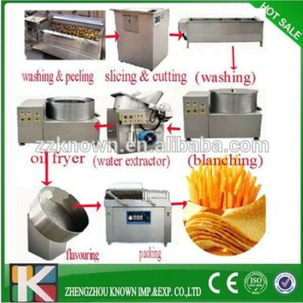 used automatic potato chips machine/ potato chips making machine for french fries