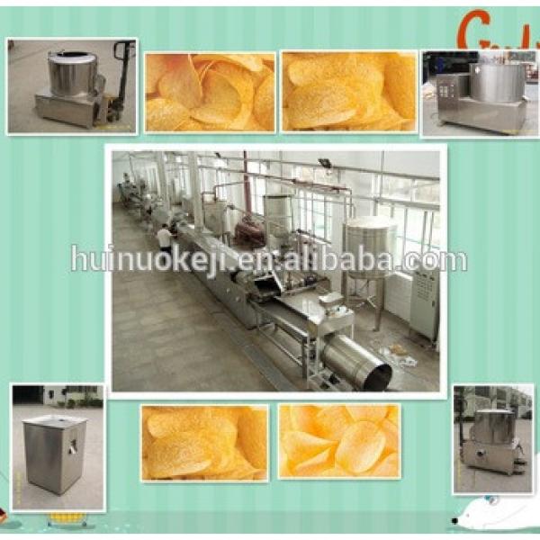Industrial fresh potato chips making machine