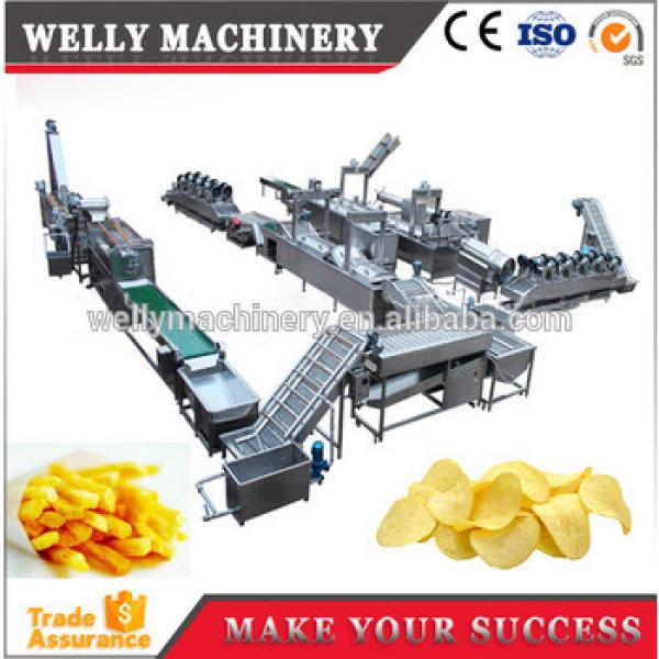 french fries machine/ potato chips line/ potato chips making machine