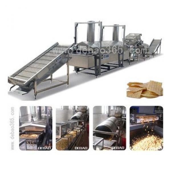 Seafood flavoured snack food crispy french fries making machine french chips frying machine