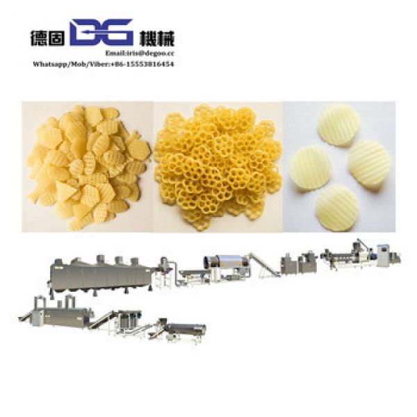 Potato flour pellet corn chips wheat snack pellet produce machines making supplier China Jinan DG
