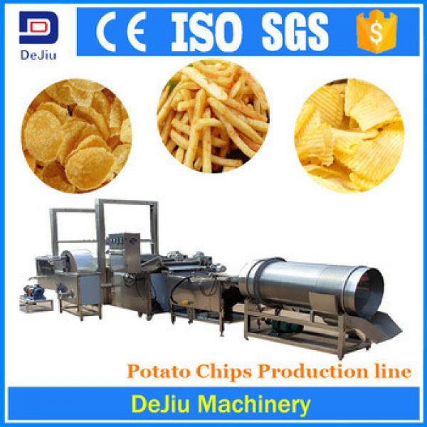 New automatic potato chips making machine / frozen french fries machinery price