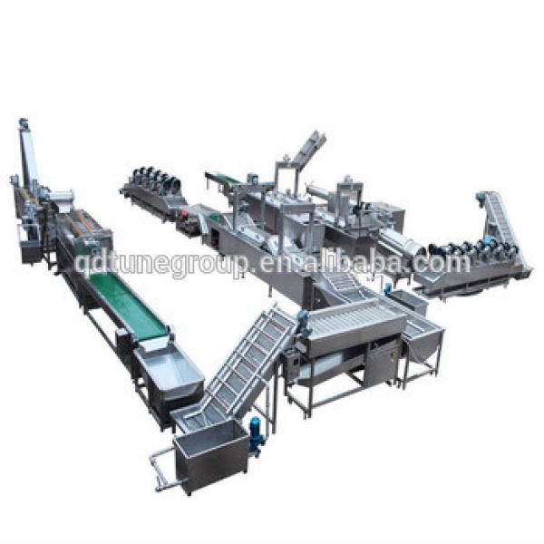 Automatic 500kg per hour capacity Frozen French Fries/Chips Processing Line potato chips making machine
