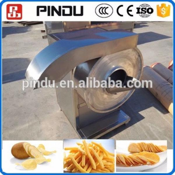 Industrial small stainless steel potato crisps chips french fries spiral cutter cutting machine