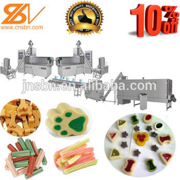 Single Screw Pet Chews Treat Feed Processing Line/Extruder Machine with CE Approved