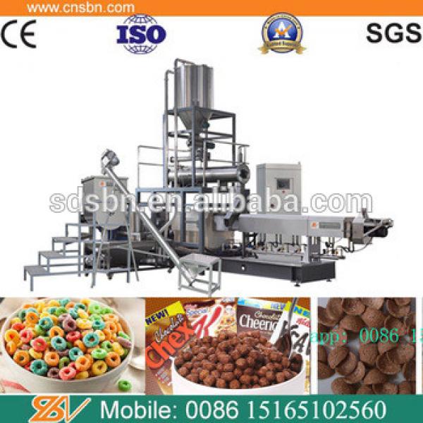 Commercial kelloggs puffed instant corn flakes production machine line