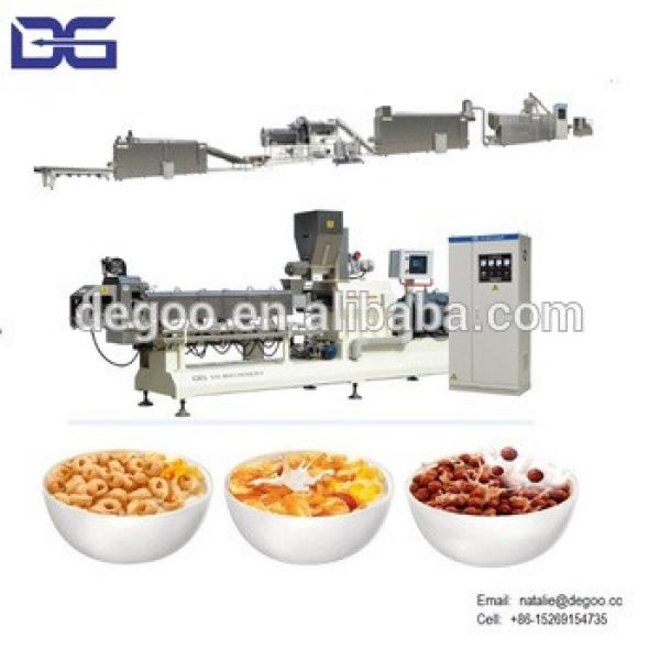 Famous brand breakfast cereal corn flakes processing machine