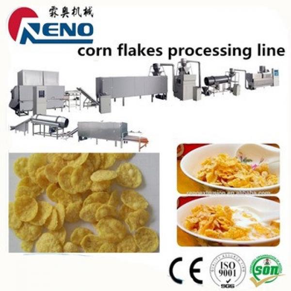 Breakfast cereal corn flakes extruder machine