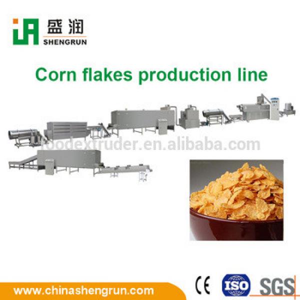 corn flakes breakfast cereal making dried food machine 100-500kg/h