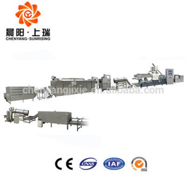 High quality instant corn flakes extruder making machine